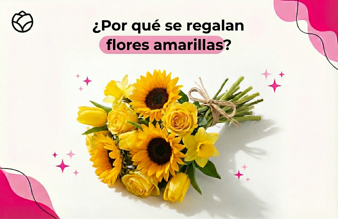por qué se regalan flores amarillas
